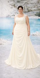 Curvy trouwjurk maat 44-46-48