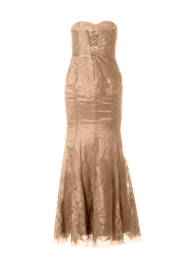 goudkleur trouwjurk maat 38, 40, 42