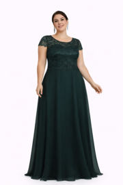 grote maat galajurk groen 50, 52