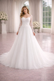 prinsessen trouwjurk maat 34 36 38