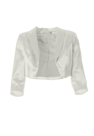 ivoor wit  bolero jasje maat 38, 40, 42