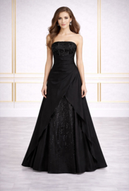 zwarte galajurk maat 34-42