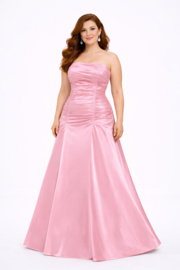 lichtroze galajurk maat 42-44