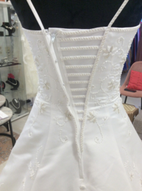 prinsessen trouwjurk maat 32/ 34/ 36