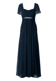 grote maat feestjurk marineblauw 46, 48