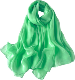 stola lichtgroen - stola chiffon