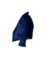 royalblauwe bolero maat  52, 54, 56, 58
