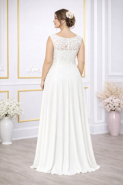 Bruidsjurk grote maat 48 t/m 58