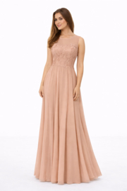 avondjurk zalmroze maat 38, 40