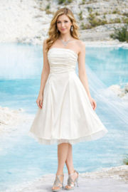 korte trouwjurk maat 32 34 36