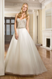prinsessen trouwjurk Demetrios maat 36 38 40