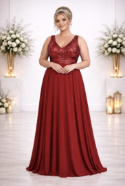 grote maat galajurk rood maat 48, 50