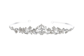 tiara bruid  zilver