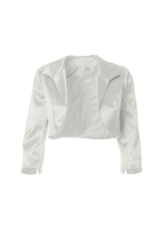 ivoor wit  bolero jasje maat 38 t/m 52