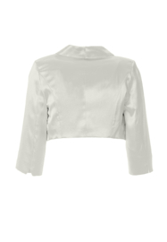 ivoor wit  bolero jasje maat 38, 40, 42