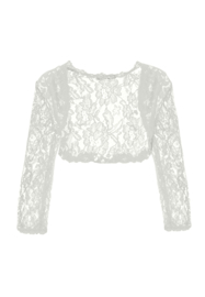 grote  maat bolero kant ivoor maat 44 t/m 52