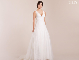 Bruidsjurk Lilly Bridal maat 34, 36