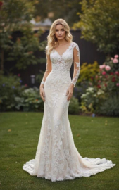 fit & flare trouwjurk maat 34 36 38