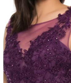 Grote maten galajurk paars maat 44 46 48 50