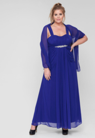 grote maat galajurk royalblauw maat 46, 48, 50, 52