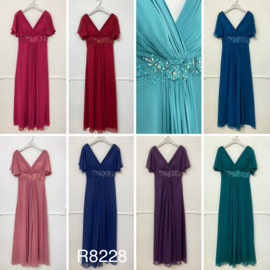plus size galajurk fuchsia maat 46 t/m 56