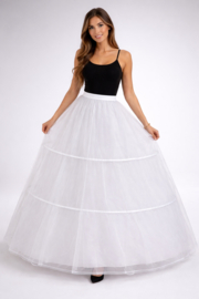 3 rings hoepelrok maat 32 t/m 38