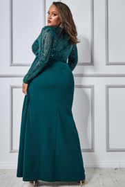 kerst galajurk plus size 50, 52, 54