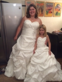 Sissi jurken van Francina en dochter