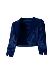 royalblauwe bolero maat  52, 54, 56, 58