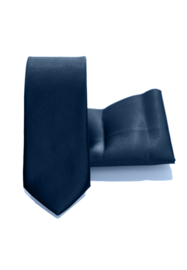 heren stropdas marineblauw