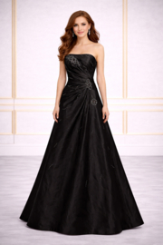 zwarte galajurk maat 34-40