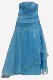 turquoise trouwjurk maat 38, 40