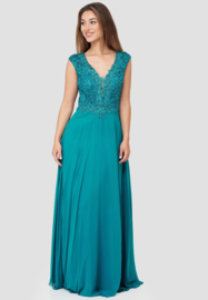 galajurk grote maten royalblauw maat 52 t/m 58