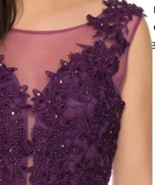 Grote maten galajurk paars maat 44 46 48 50