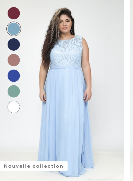 royalblauwe galajurk grote maat 44, 46