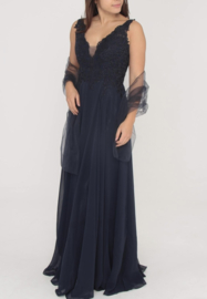 grote maat galajurk marineblauw 48, 50