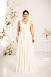 Plus size trouwjurk maat 44 t/m 52