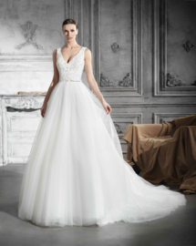 prinsessen trouwjurk Demetrios maat 36 38 40