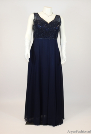 grote maat galajurk marineblauw 48, 50