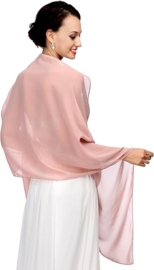 stola wit - stola chiffon