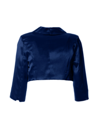 royalblauwe bolero maat  52, 54, 56, 58