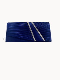 clutch royalblauw