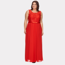 plus size verlovingsjurk rood maat 50, 52