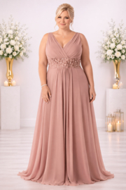 gekleurde trouwjurk grote maat 46, 48, 50