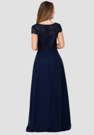 avondjurk groen plus size maat 52 t/m 60