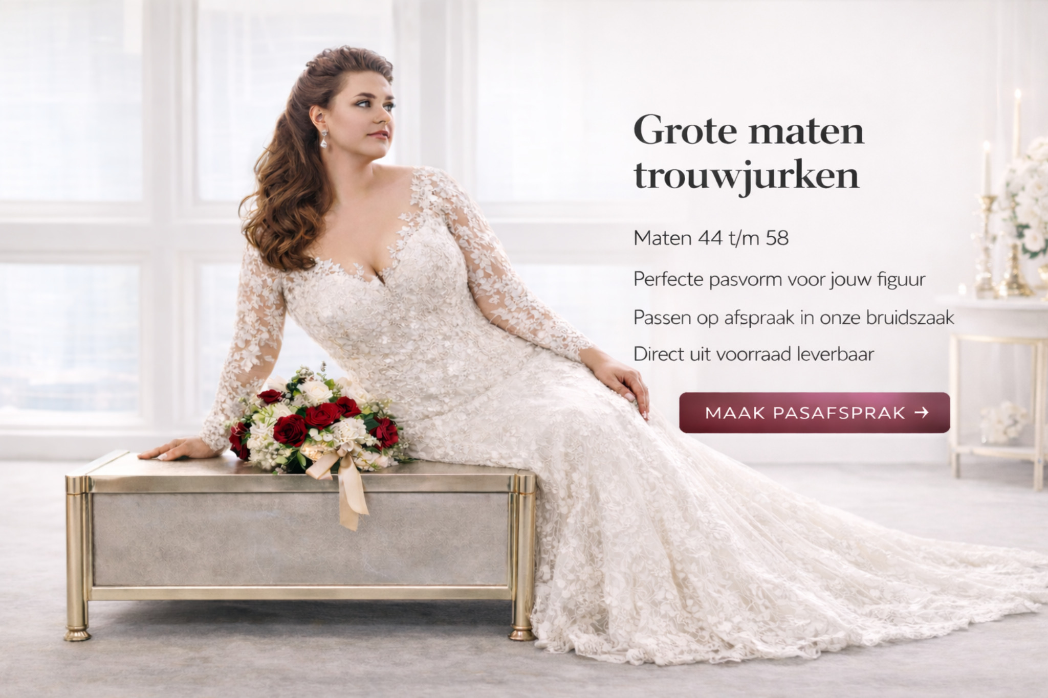 grote maat trouwjurk