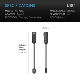 AC Infinity UIS Lighting Type-D Adapter - AC-ADL9