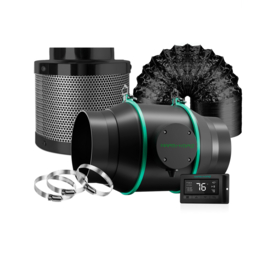 Mars Hydro 150mm Inline ventilator Combo set met Fan Controller