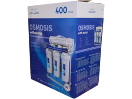 Osmose waterfilter met pomp – 400 liter