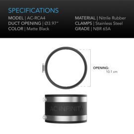 AC INFINITY Noise Reduction Clamp 100mm